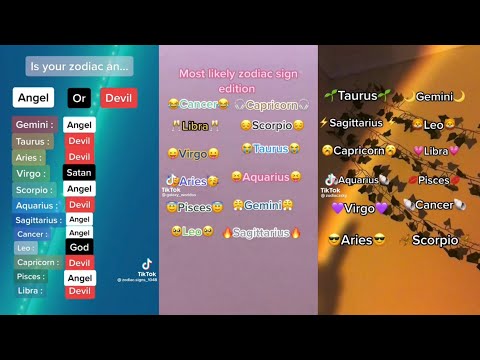 Zodiac signs tiktok that are 100% relatable ♈♋♍♎ | Zodiac tiktoks ♏♐♉