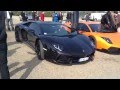 Awesome Lamborghini combo ! Murcielago sv revs and aventador start up !