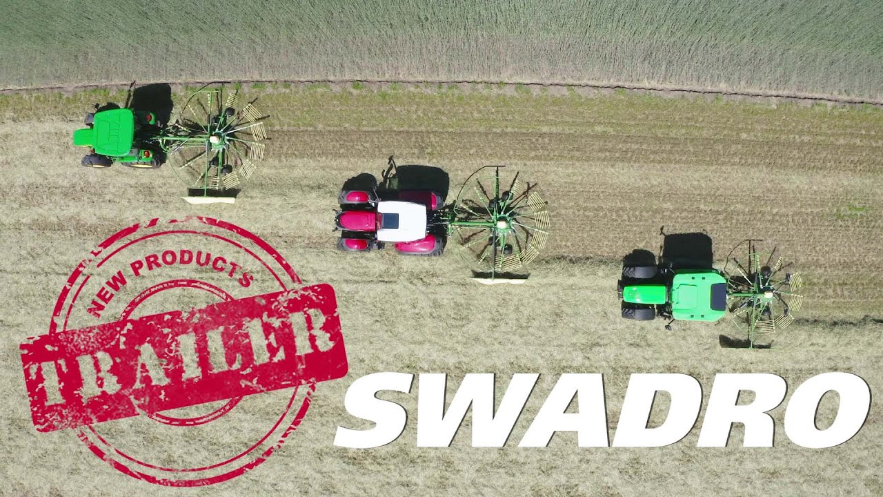 KRONE Swadro single rotor rakes – new styling and more comfort and output