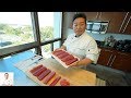 How To Process Tuna Block For Sushi: Part 1 | How To Make Sushi Series