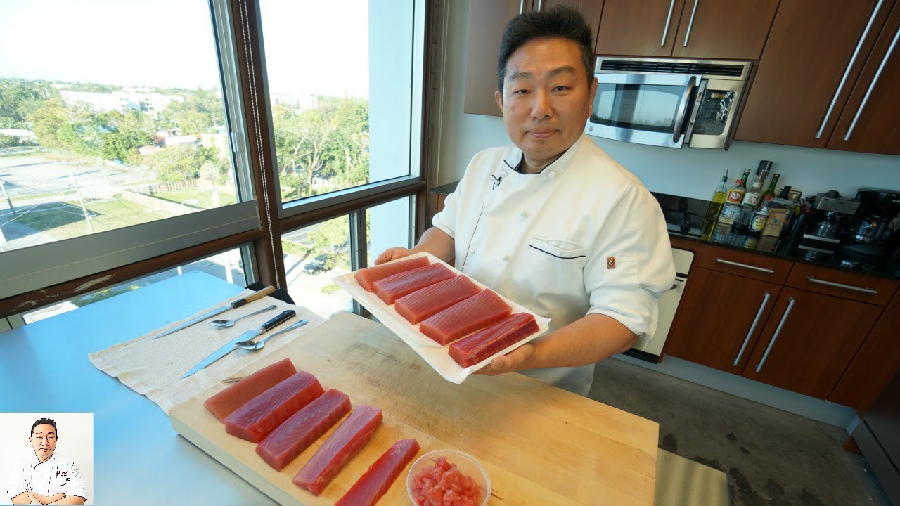 How To Process Tuna Block For Sushi: Part 1 | How To Make Sushi Series | Hiroyuki Terada - Diaries of a Master Sushi Chef