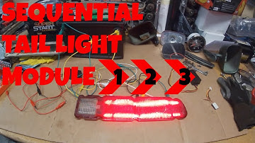 Sequential Tail light Module