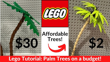 Lego Tutorial: Palm Trees on a Budget