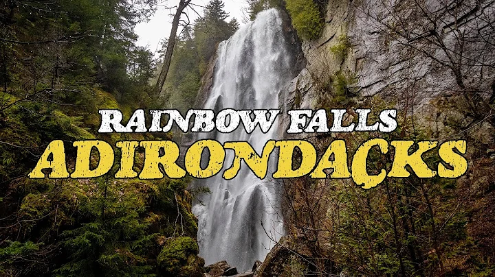 Hiking to a STUNNING waterfall in the Adirondack Mountains | Rainbow Falls