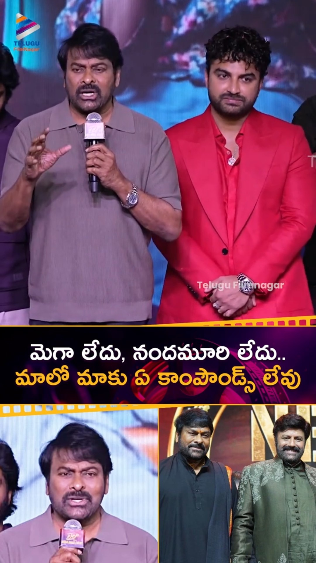 మెగా లేదు, నందమూరి లేదు.. మాలో మాకు ఏ కాంపౌండ్స్ లేవు ? | #Chiranjeevi | #VishwakSen | #Laila