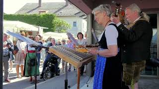 d r u m h e r u m 2024 in Regen: 3 Minuten "Live" mit der Stubenmusik-Gruppe BUACHA SAITNSCHINDER.