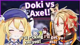 Axel and Doki's TRASHTALK and FIGHT was HILARIOUS on their \\