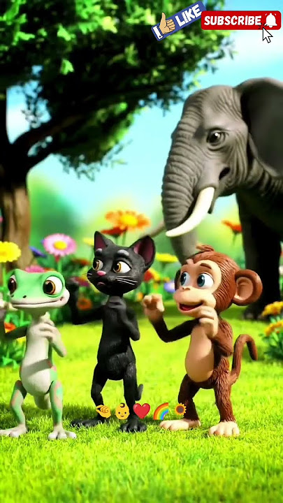 KADAL AND FRIEND DANCE || #music #cat #kucing #geography #cocomelon