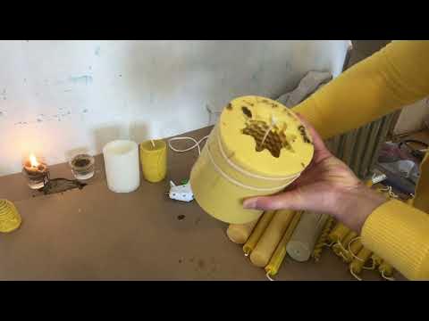 How to Thread a Tapered Beeswax Candle Mold 