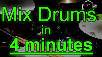 Banging Drum Tracks in 4 minutes : A Music Producer