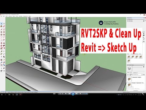Revit KT Export Revit sang Sketch Up - Giữ nguyên map vật liệu với Add-in RVT2SKP
