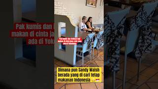Moment Sandy Walsh Dan Istrinya Makan Makanan Indonesia Di Cinta Jawa Cafe Yang Ada Di Yokohama 