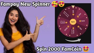 Fampay Money Earning, Fampay Location error , Fampay spinner 2000 coin, Fampay refer and earn