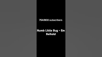 Numb Little Bug - Em Beihold #lyrics #viral #viralvideo #viralshorts #video #shorts #subscribe