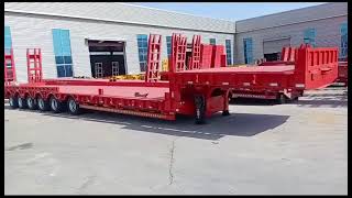 100 tons six axle low bed trailer manufacturers in china