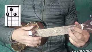 Video thumbnail of "Por mil noches - Airbag Ukelele (Cover/Tutorial)"