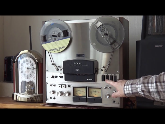 Old But Cool Vintage Audio / Reel To Reel SONY TC-7650 - YouTube