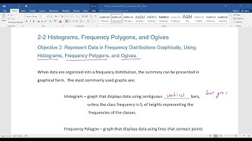 2.2 Histograms, Frequency Polygons, and Ogives