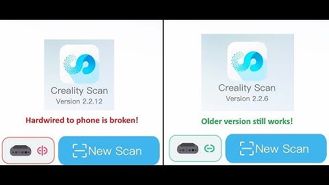 Creality Otter not working with android app? How to fix and get back to "wireless" scanning!