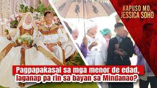 Isang kasal sa Sultan Kudarat, ang bride at groom menor de edad?! | Kapuso Mo, Jessica Soho