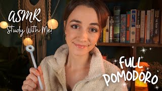 ASMR FULL Pomodoro Session with Timer & Breaks ✨Study With Me✨