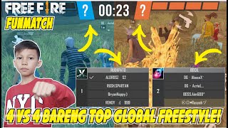 SPARING 4 VS 4 BARENG TOP GLOBAL FREESTYLE! RASYAH RASYID, AIMGOD, AZRIEL, AABAAX VS RENDY R, ALORDS