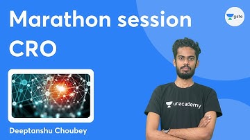 CRO | Marathon Session | GATE 2022 | Diptanshu choubey