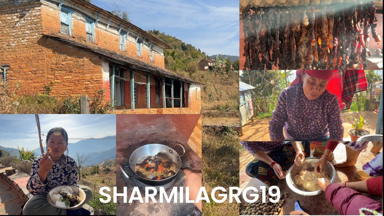 सुकुटीको परिकार खाएर माईती घर तिर !!!!😋🏡🙏