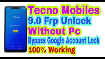 All Tecno 9.0 Pie Frp Unlock Without Pc||Bypass Google Account Lock 100% Working By Tech Babul