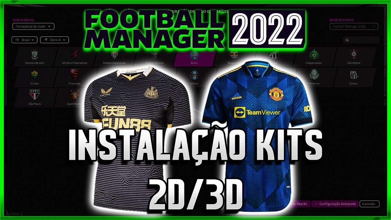 Football Manager 2022 PC - Como instalar kits e logótipos no FM22