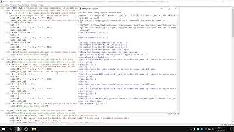 Implementing an 8 bit adder in Python [Assignment] W/Solution