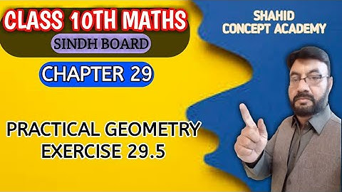 Two direct common tangents same radius circle Unit 29.5 Question # 1 Karachi board SCA academy