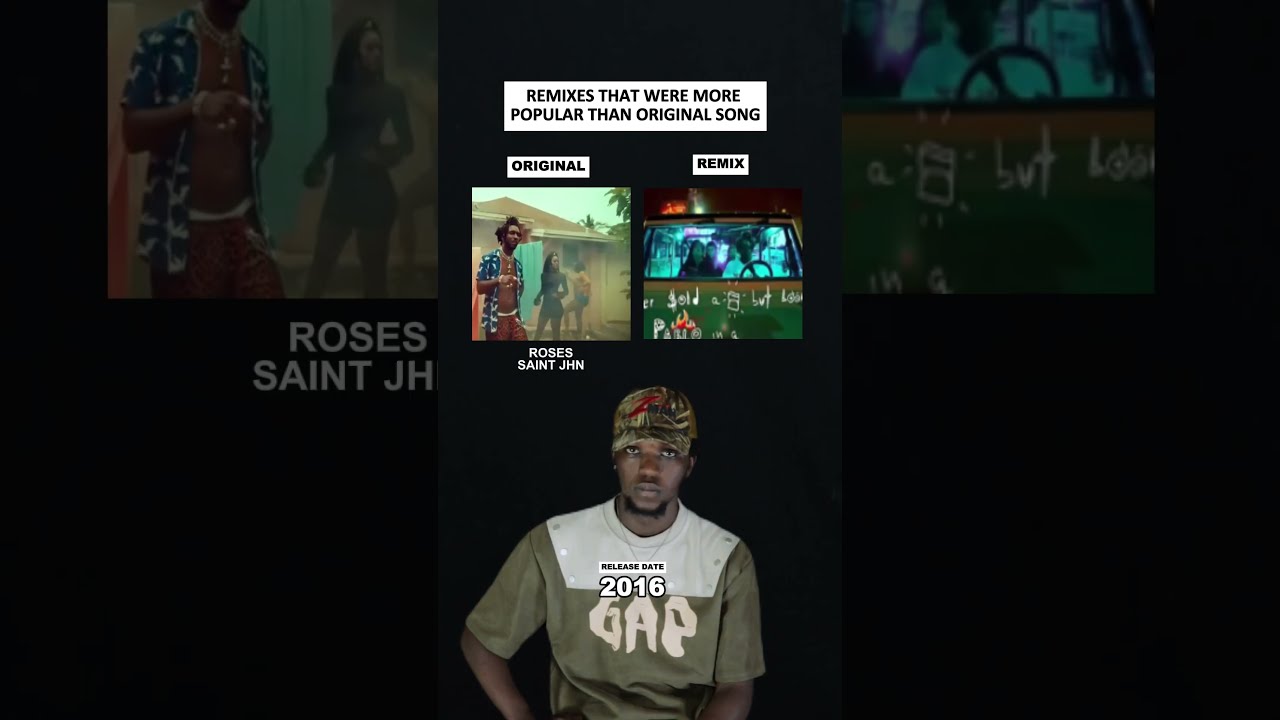 Remixes That Were More Popular Than Original Songs SAINt JHN Roses Imanbek Remix Shorts Music