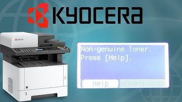 non genuine toner error kyocera | kyocera m2040dn | reset error