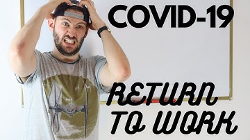 Top tips for managing a COVID 19 Return to work