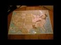 Large Homemade Puzzle of the United States Large Homemade Puzzle of the United States