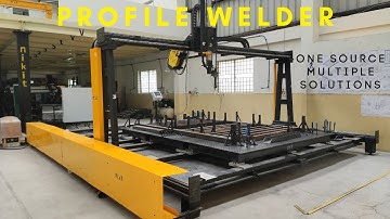 Tractor Trailer Welding on Profile Welder by Nikit Engineers Welding Automation & Robotics Solutions