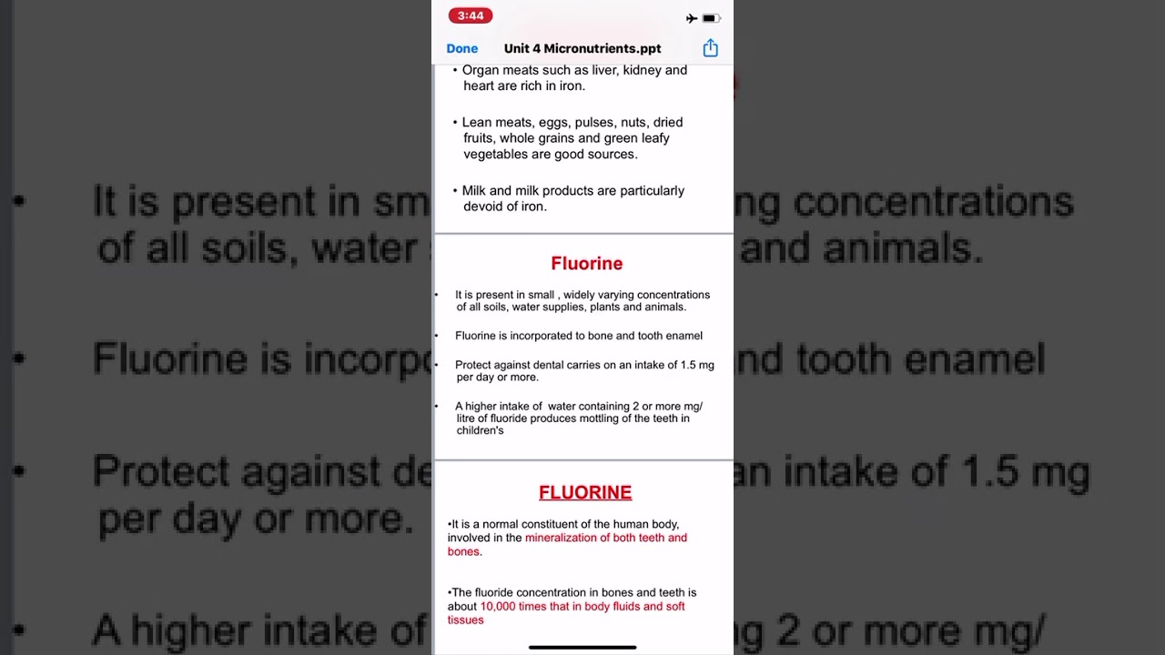 Fluorine and Zinc Role, function and deficiency YouTube