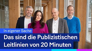 Der Journalismus von 20 Minuten kurz erklärt 👆