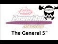 ジェネラル 5" PowerBait MaxScent 【Berkley】水中アクション映像　　The General 5" PowerBait MaxScent 【Berkley】