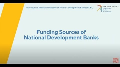 Funding Sources of National Development Banks
