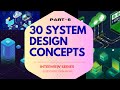 System Design Top 30 Important Concepts Part - 6 | #systemdesign #webdevelopment