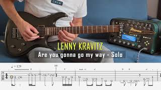 Lenny Kravitz - Are you gonna go my way - Guitar solo cover #19