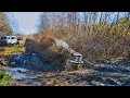 Реальная проходимость Dodge Ram на 37-х колёсах по грязи!