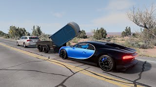 Realistic accidents on the highway - BeamNG Drive