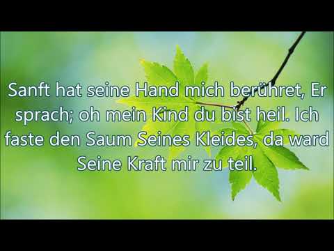 Ich blicke voll beugung und Staunen