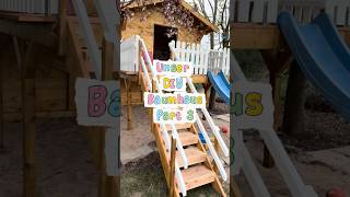 Unser DIY Baumhaus 🌳✨ #diy #gartenideen #baumhaus #spielhaus #heimwerken Baumhaus selber bauen