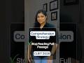 Can You Solve This CUET Comprehension? | Reading Strategy to Score Fast | CUET English Tips