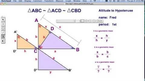 7.3 GSP Lab - Altitude to Hypotenuse - directions