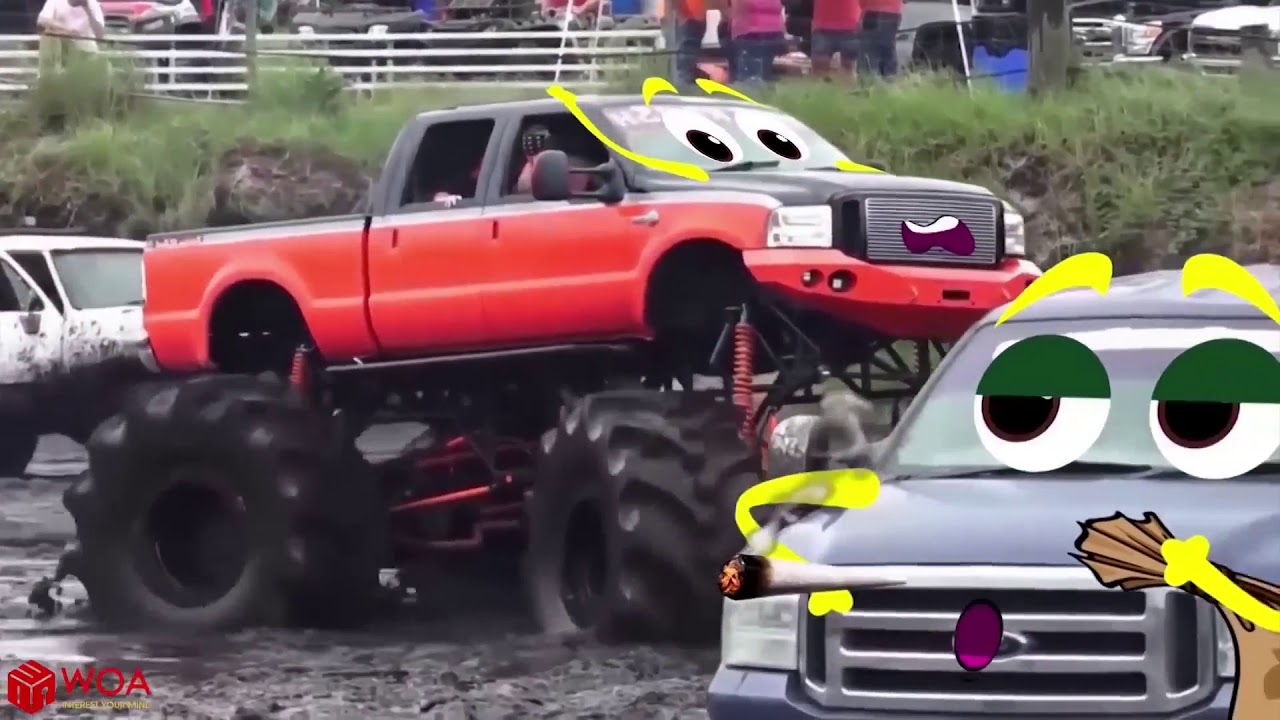 Off Road Truck Mud Race Monster Trucks Mud Battle YouTube